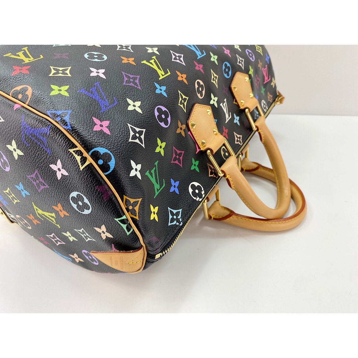 C (やや傷や汚れあり)】ヴィトン LV モノグラム・マルチカラー ×村上隆