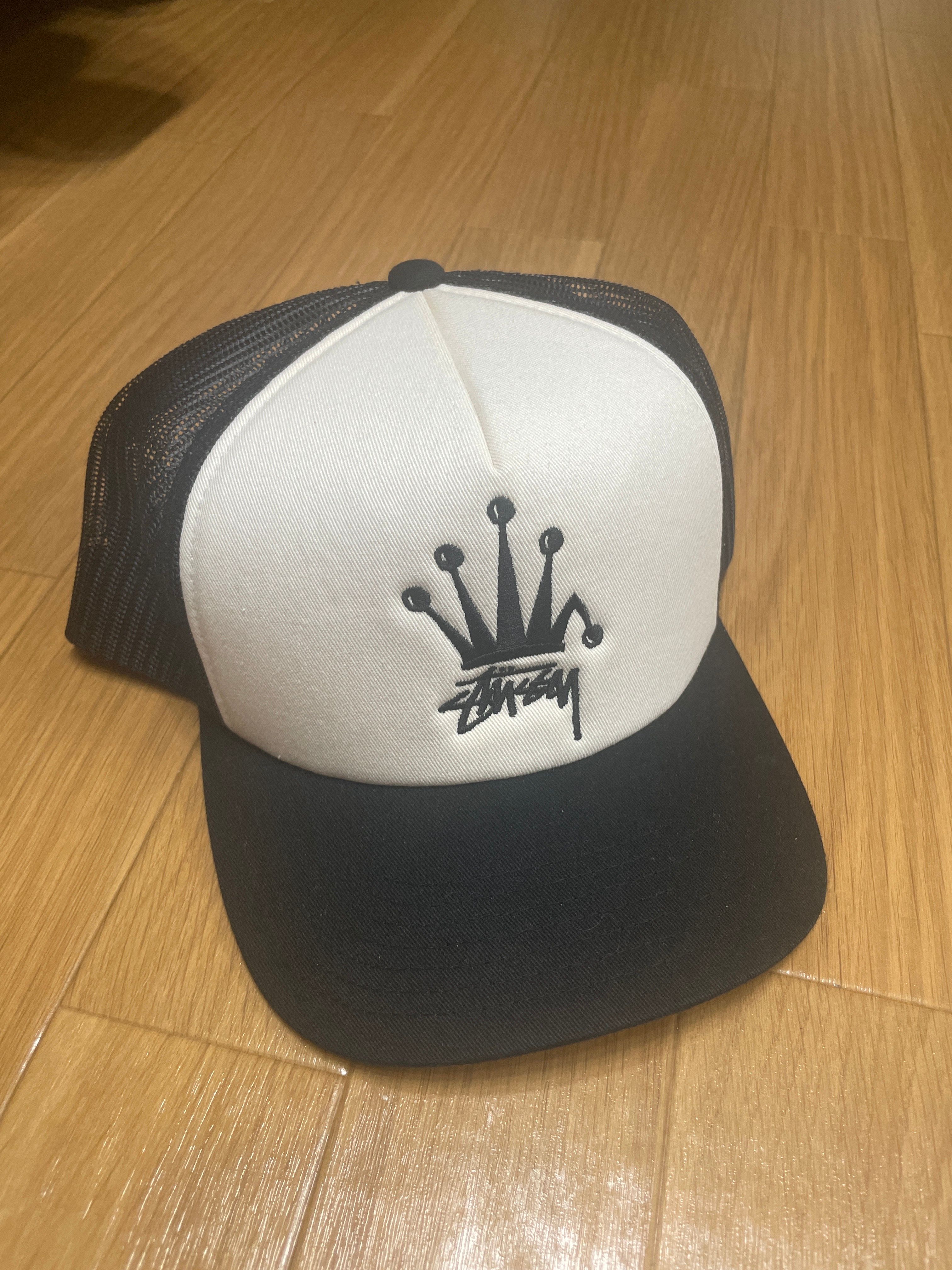 Stussy Crown Stock Trucker Cap "Black"