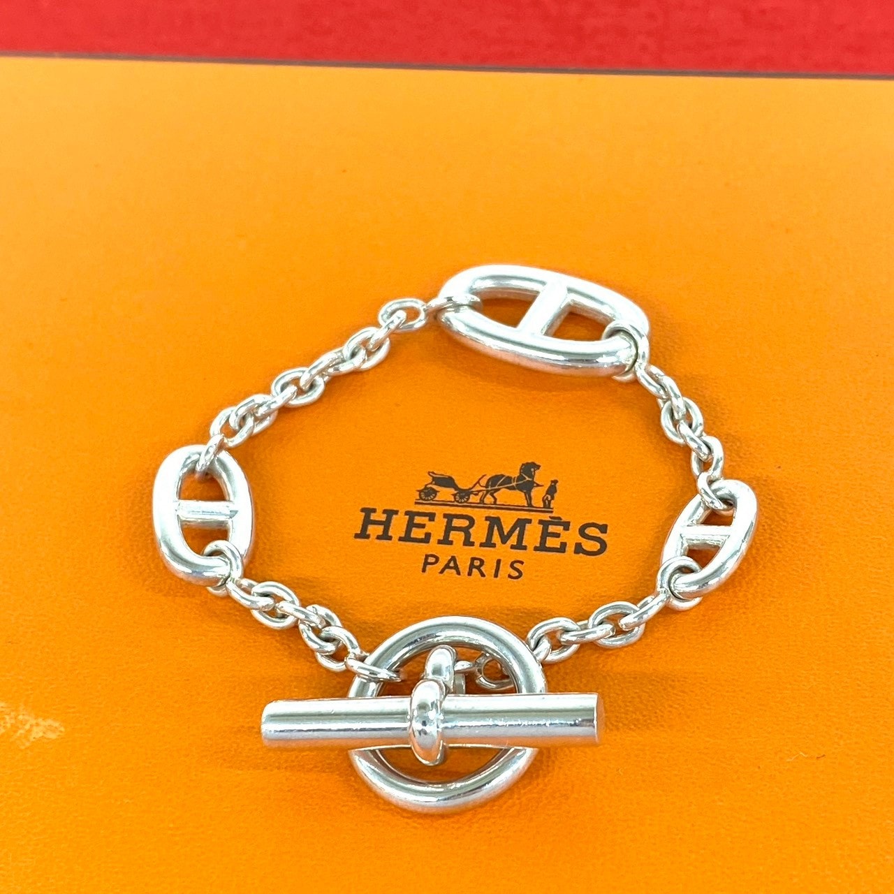 HERMES エルメス ファランドール ブレスレット シルバー925 ブレスレット シルバー
 36358
