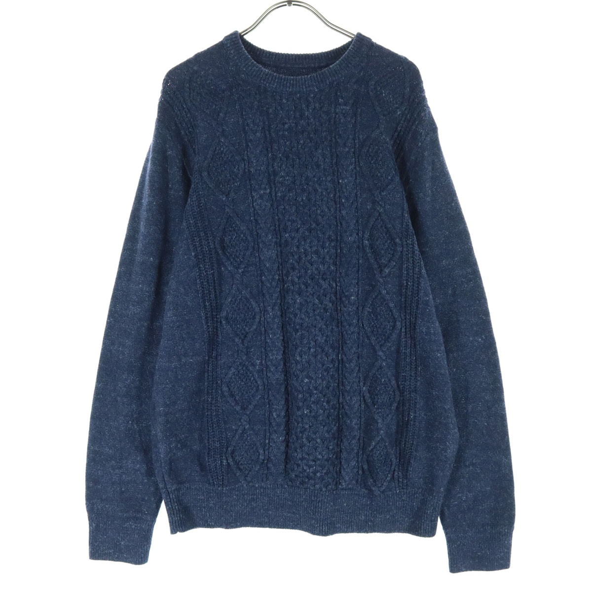 美品 GAP ギャップ 長袖 ニット M ブルー セーター