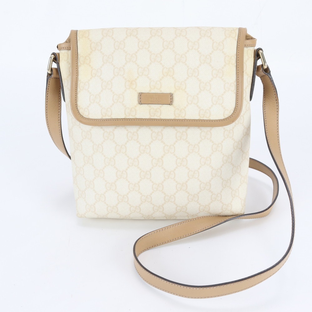 ■美品 グッチ GGスプリーム 223666 ショルダーバッグ
