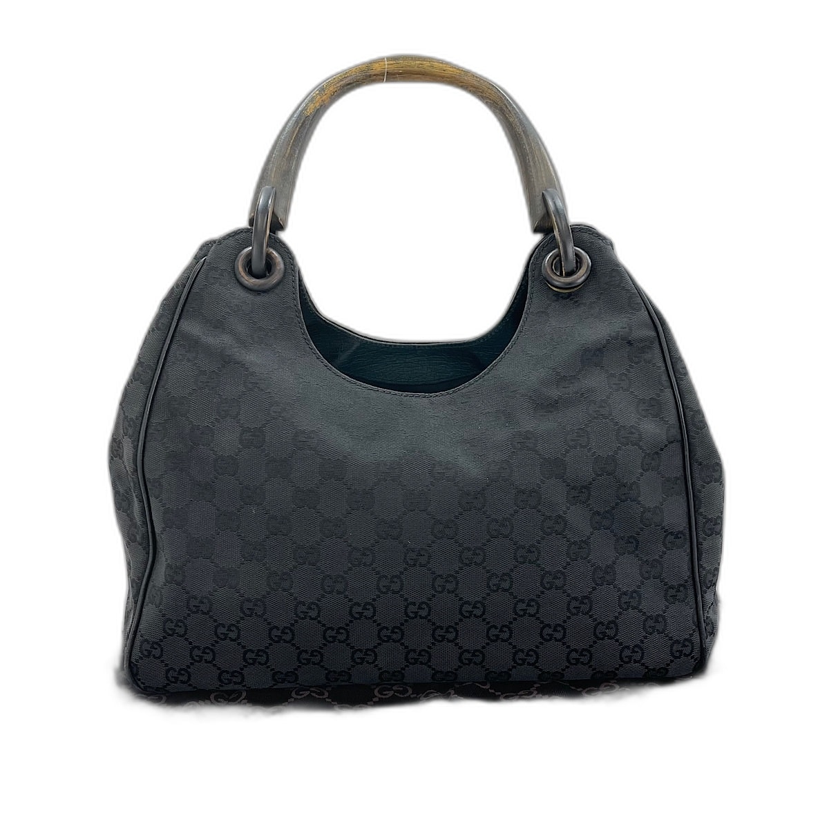 グッチ GUCCI ウッドハンドル ショルダーバッグ【中古】