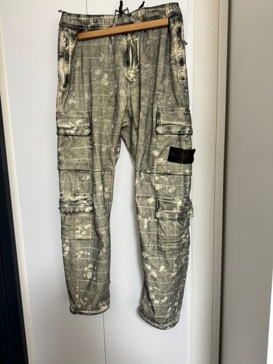 Stone Island Dust Ghillie Laser Cargo Trousers "Camo"