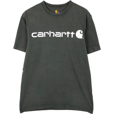 古着 カーハート Carhartt ORIGINAL FIT 半袖 ロゴTシャツ メンズS相当/eaa647806