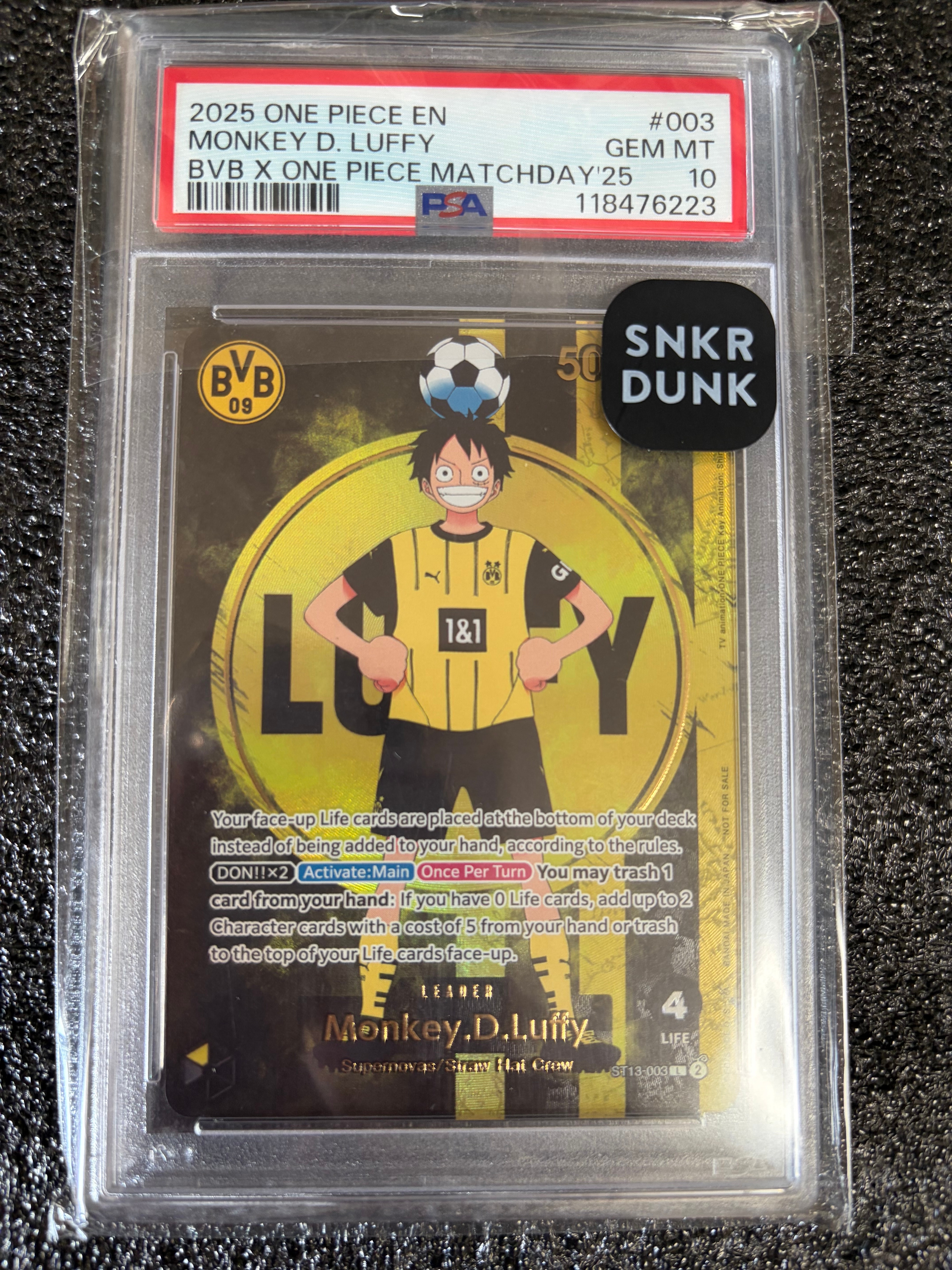 モンキー・D・ルフィ L [ST13-003]【英語版】(プロモーションカード「ボルシアドルトムント × ONE PIECE マッチデー 2025」)