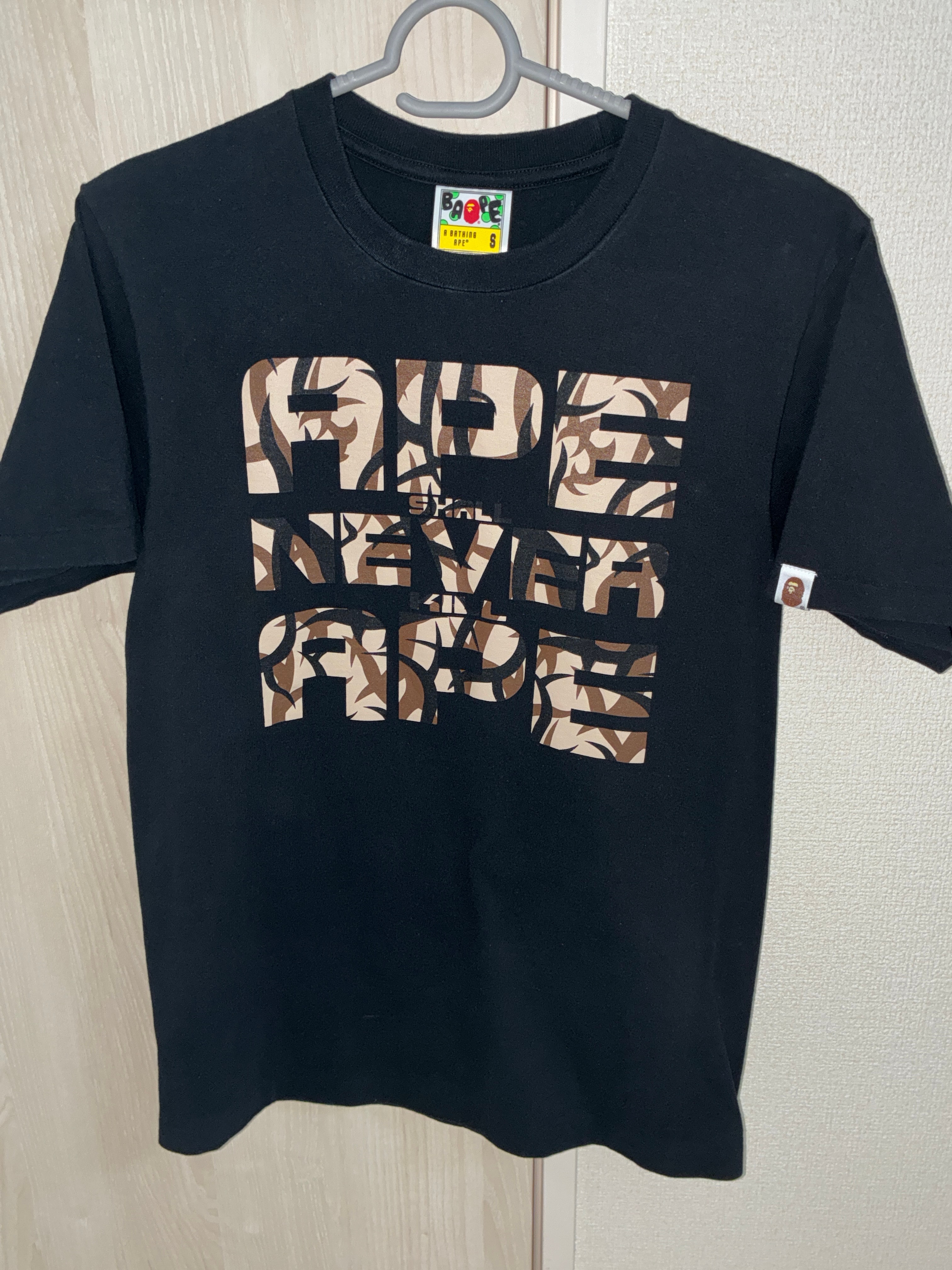 A BATHING APE x MOUSSY College Patch Tee 