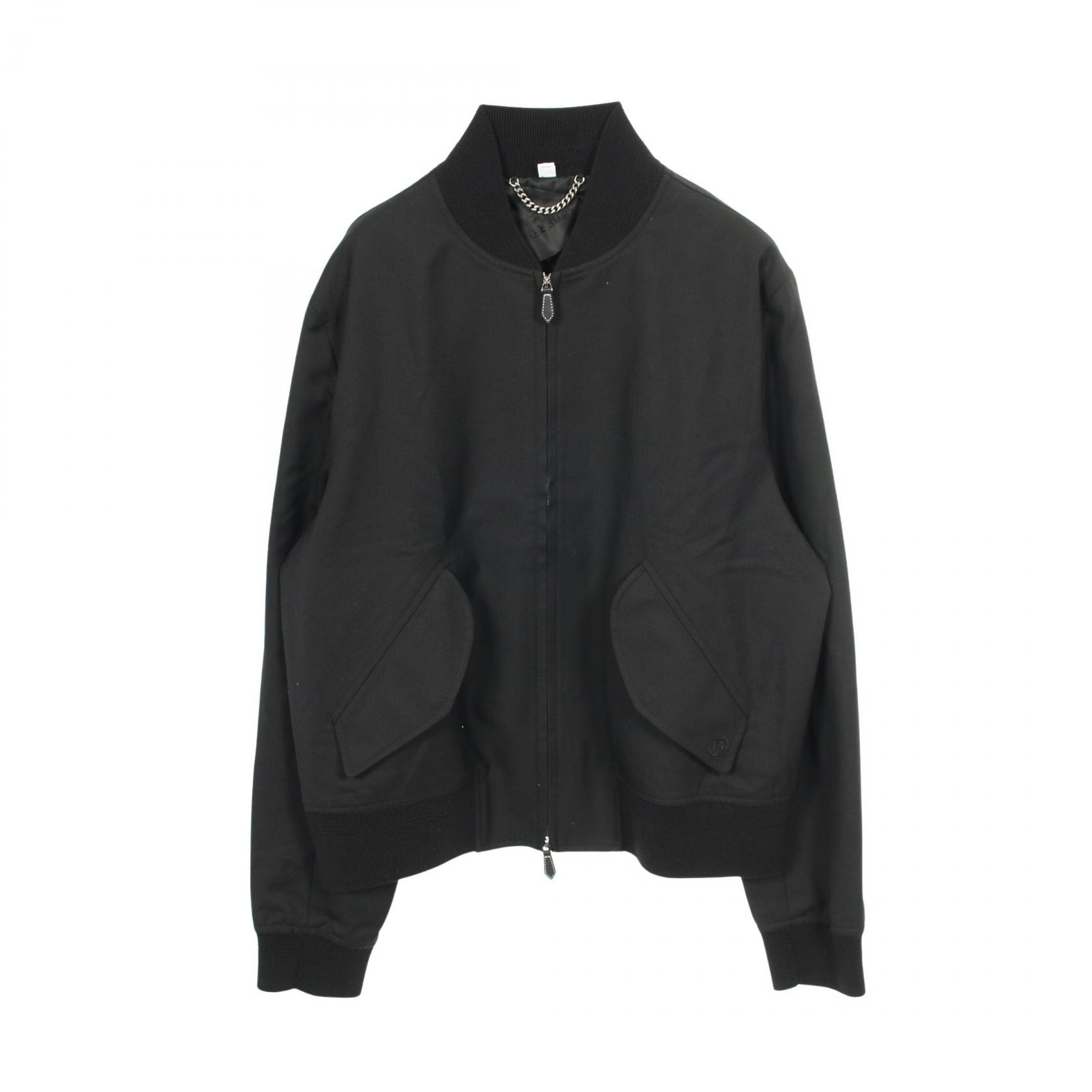 バーバリー BURBERRY ブルゾン 衣料品 アウター ウール メンズ ブラック系 【中古】