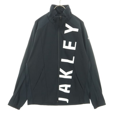 OAKLEY オークリー プリント 長袖 トラックジャケット M ブラック ジャージ