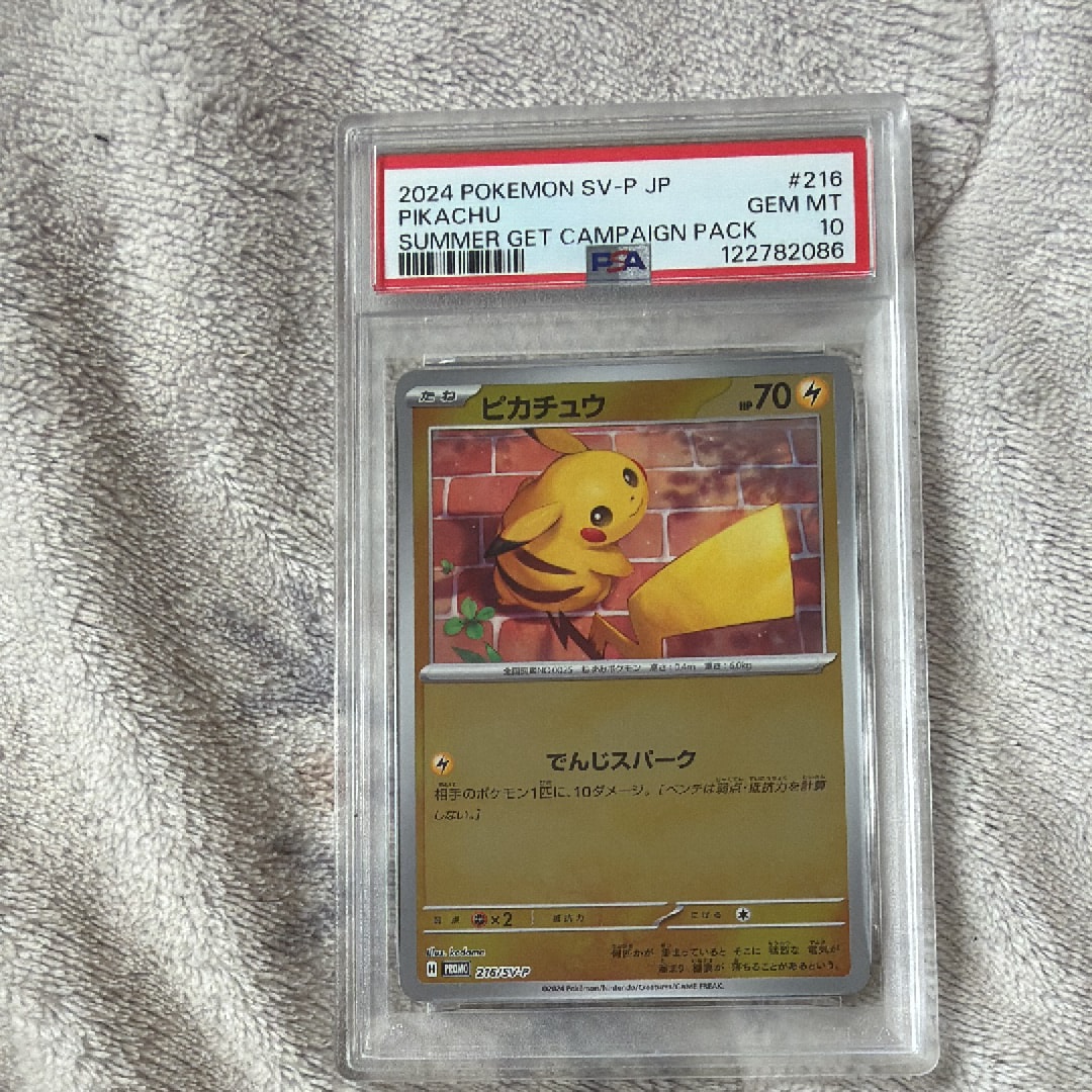 ピカチュウ P [SV-P 216](プロモカードパック「ポケカの夏がキタ!プロモカードGetキャンペーン!」)