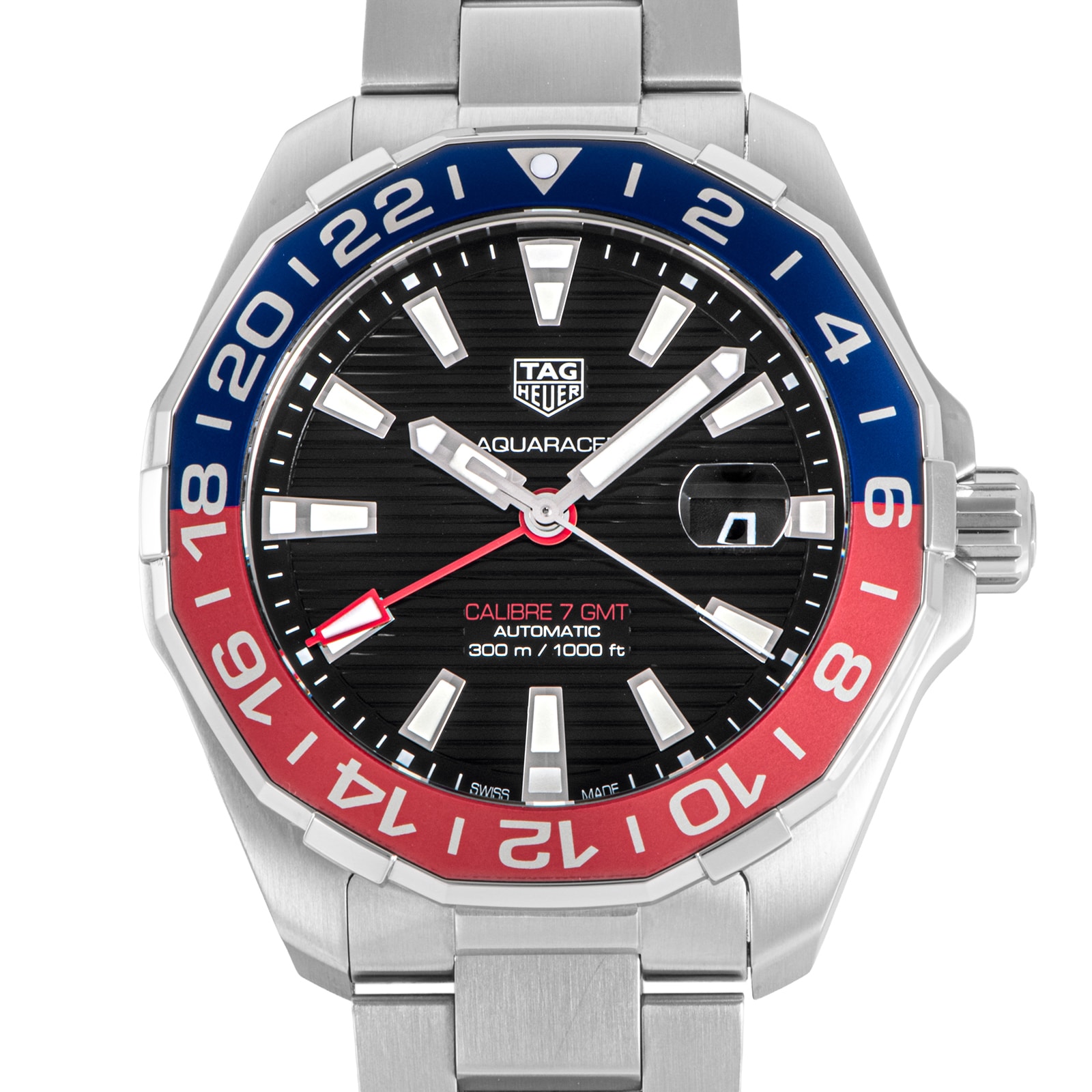 TAG HEUER タグホイヤー アクアレーサー GMT WAY201F.BA0927 ステンレススチール【中古】