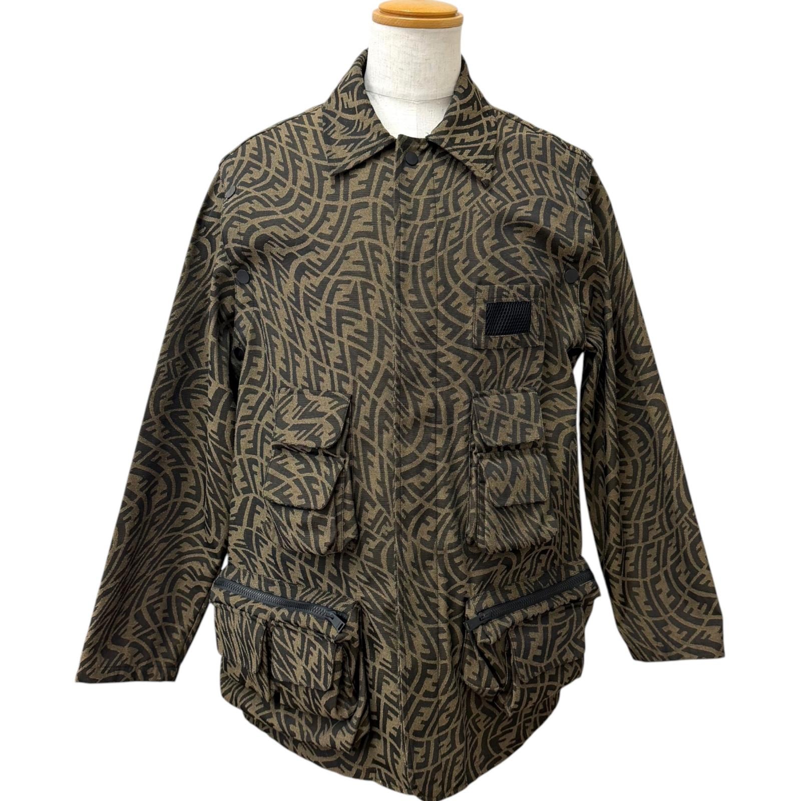 極美品 フェンディ ジャケット ベージュ メンズ 50 FW1062