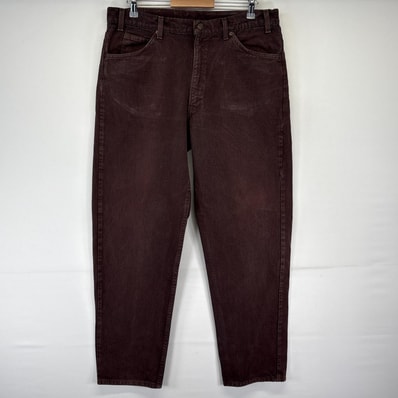 古着 90's/90年代 リーバイス Levi's USA製 デニムパンツ 555 ストレート ジーンズ ジーパン 長ズボン 大きいサイズ オレンジタブ w38 L32 ブラウン系 メンズ
