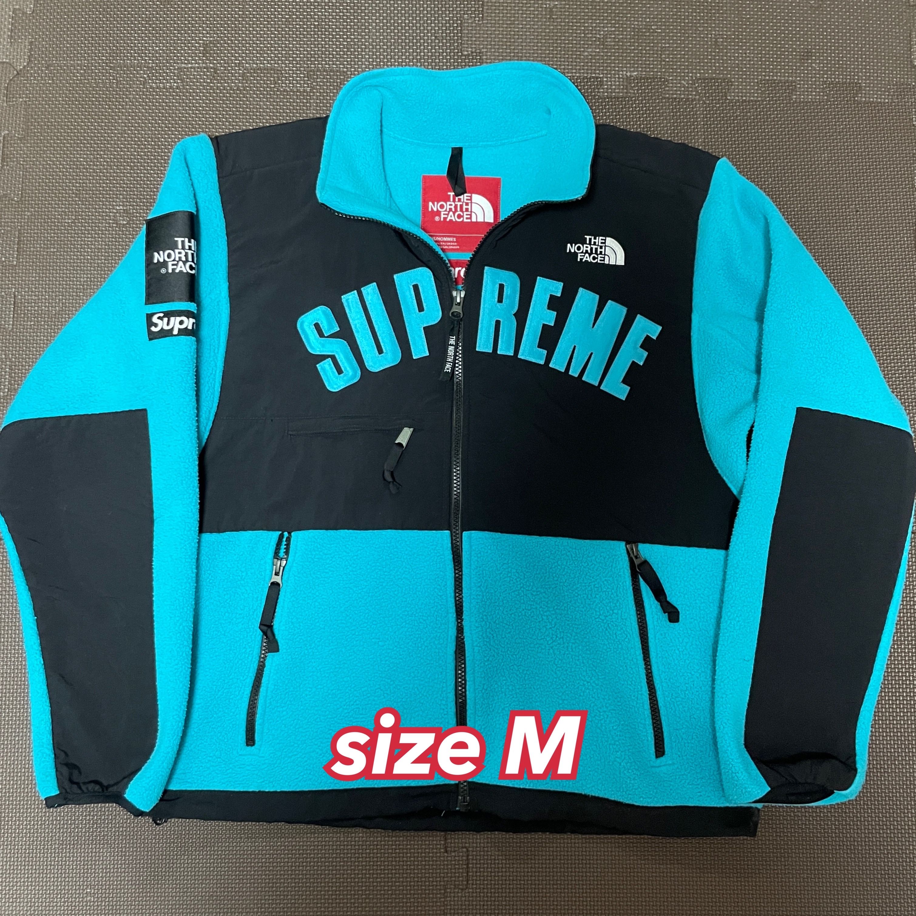 Supreme x The North Face Arc Logo Denali Fleece Jacket "Blue"