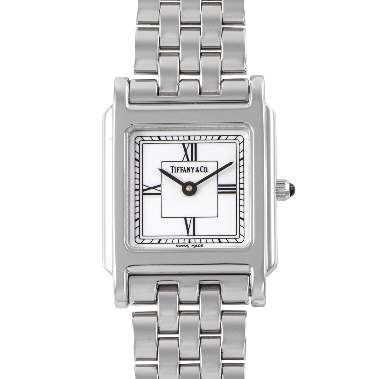 TIFFANY&Co. ティファニー クラシックスクエア ステンレススチール【中古】