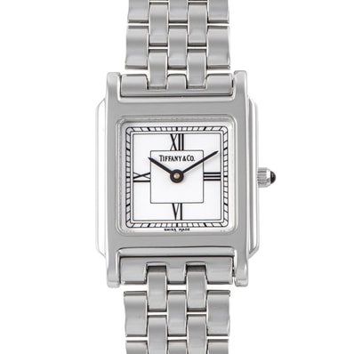 TIFFANY&Co. ティファニー クラシックスクエア ステンレススチール【中古】