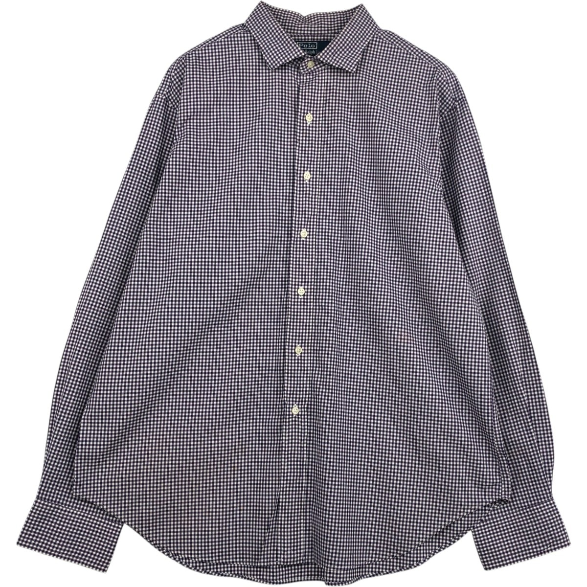 古着 ラルフローレン Ralph Lauren POLO by Ralph Lauren ギンガムチェック 長袖 チェックシャツ メンズXL相当/eaa495513