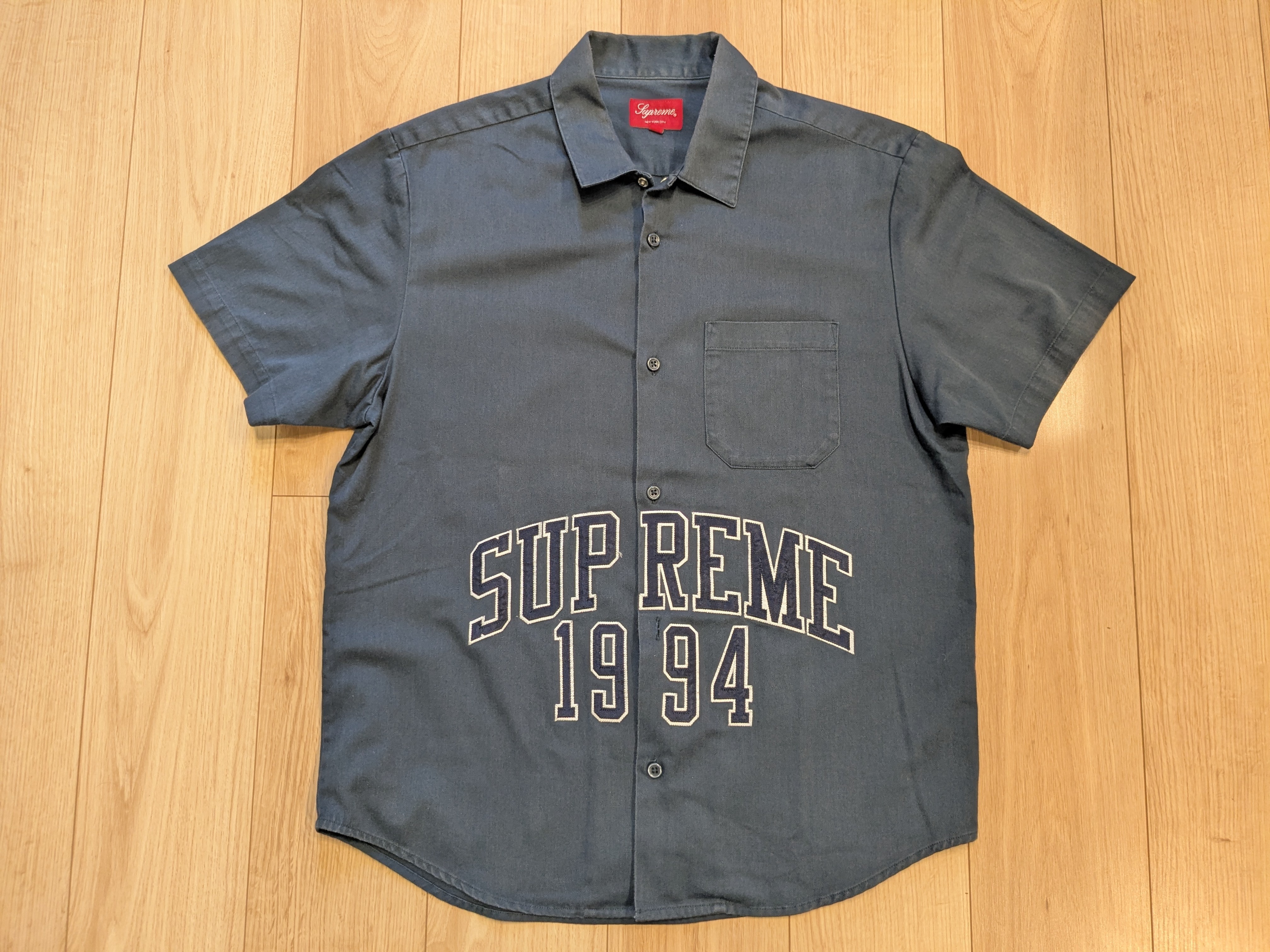 Supreme Velvet Baseball Jersey 