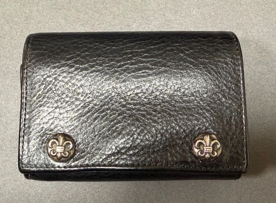 2024年購入 未使用レベル クロムハーツ 3フォールドウォレット 財布