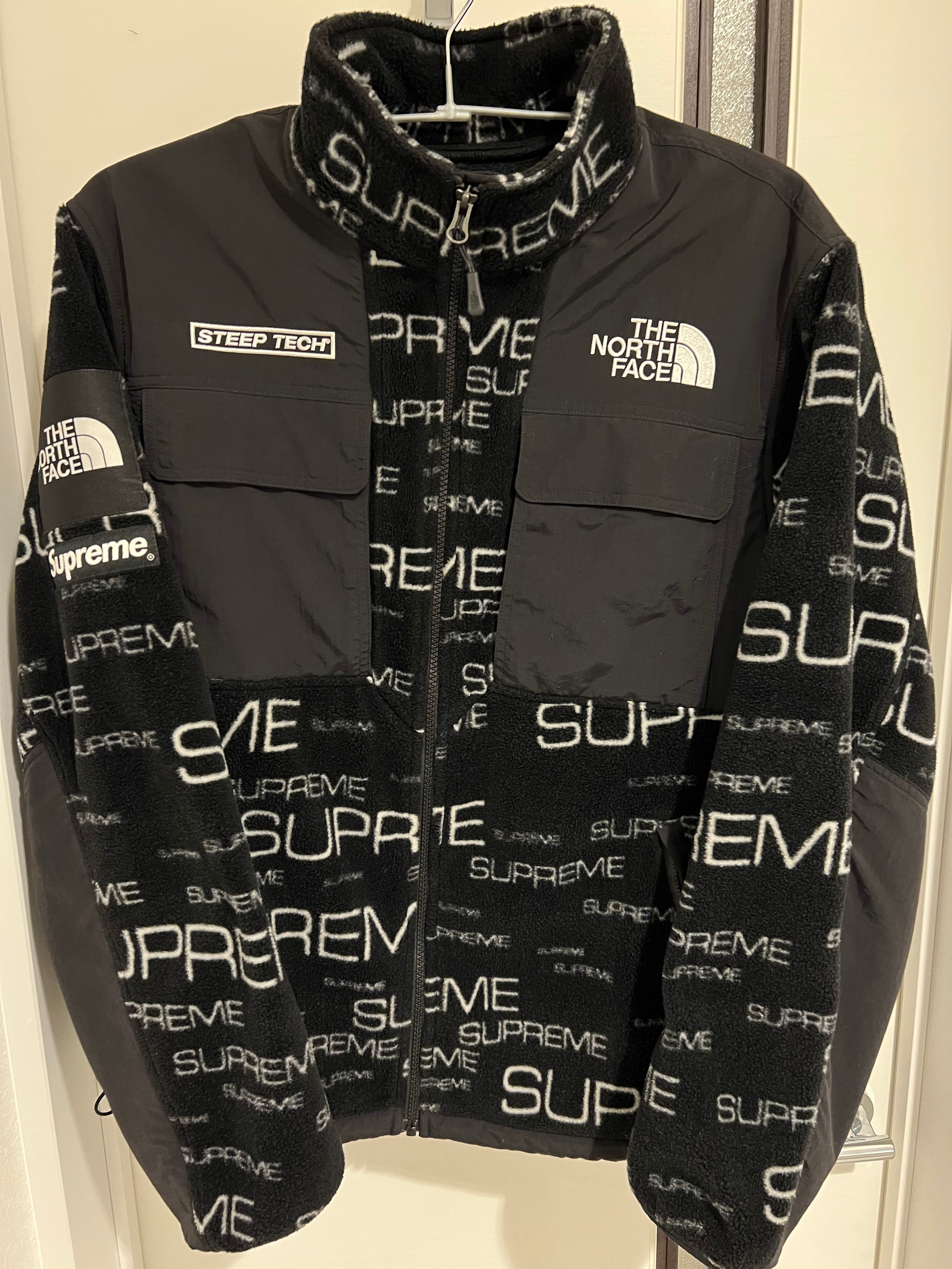 Supreme x The North Face Steep Tech Fleece Jacket "Black"