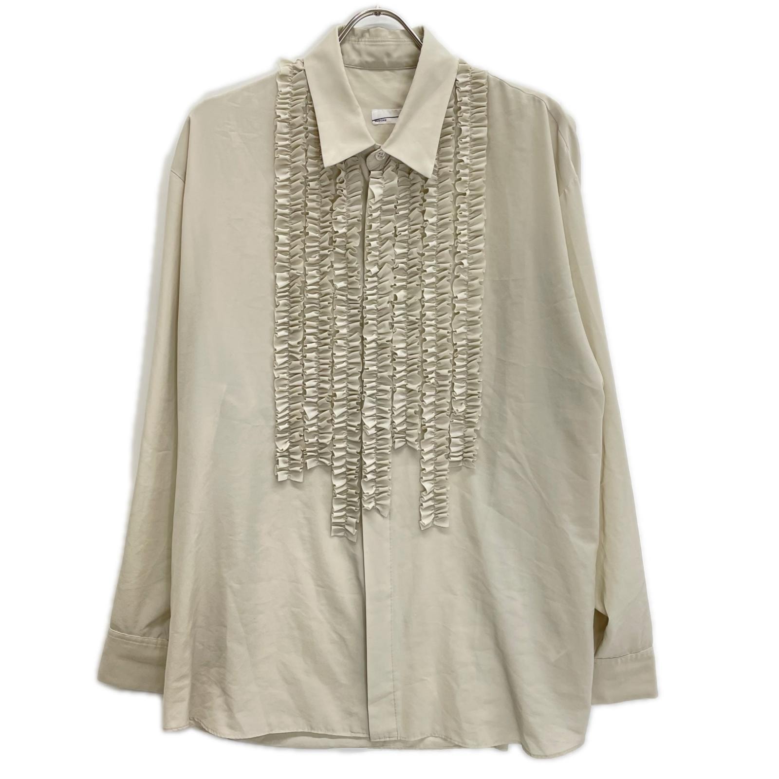 ラッドミュージシャン 2123-104 ベージュ ポリエステル DECHINE FRILL SHIRT/デシンフリルシャツ 46