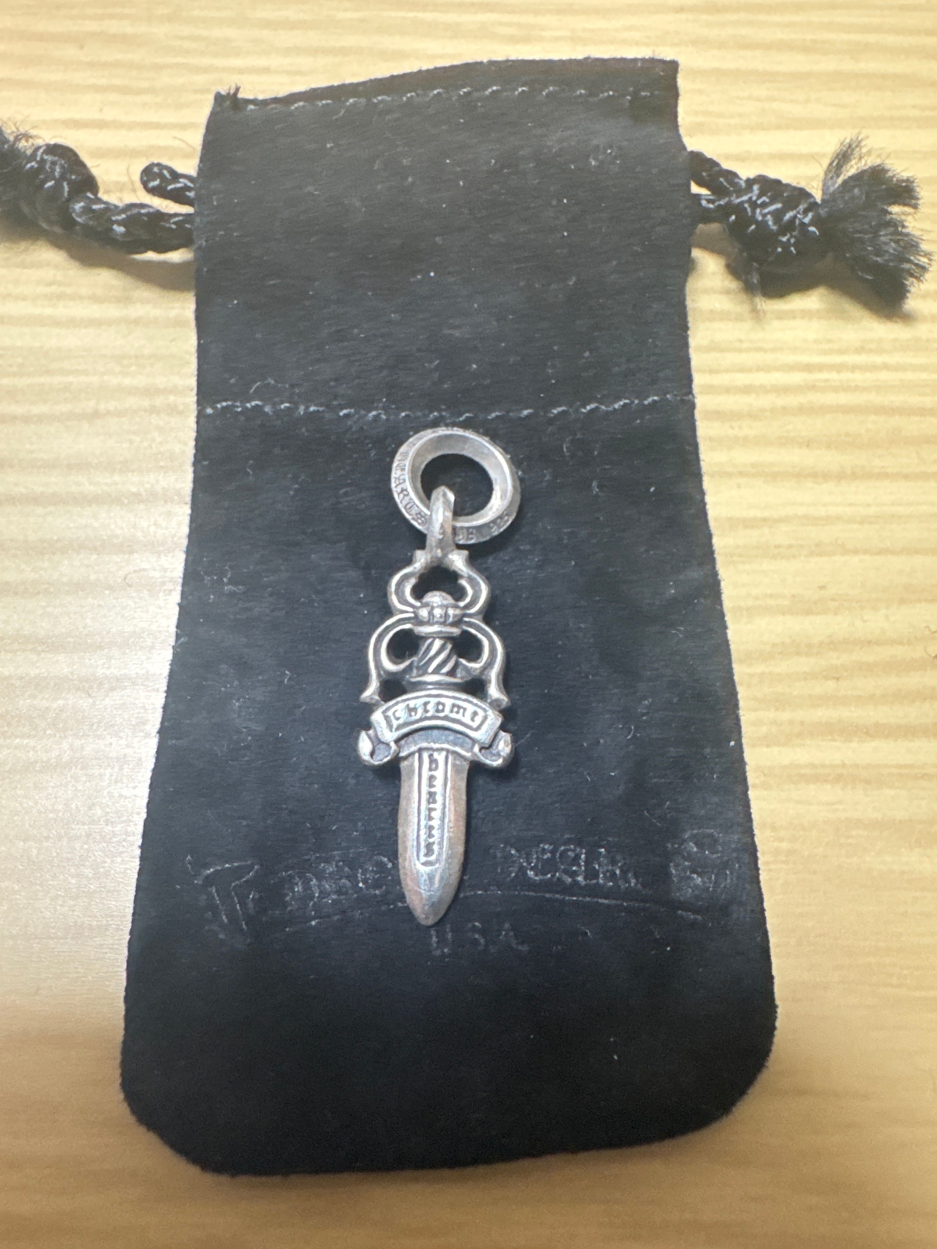 Chrome Hearts # 5 Dagger Charm "Silver"