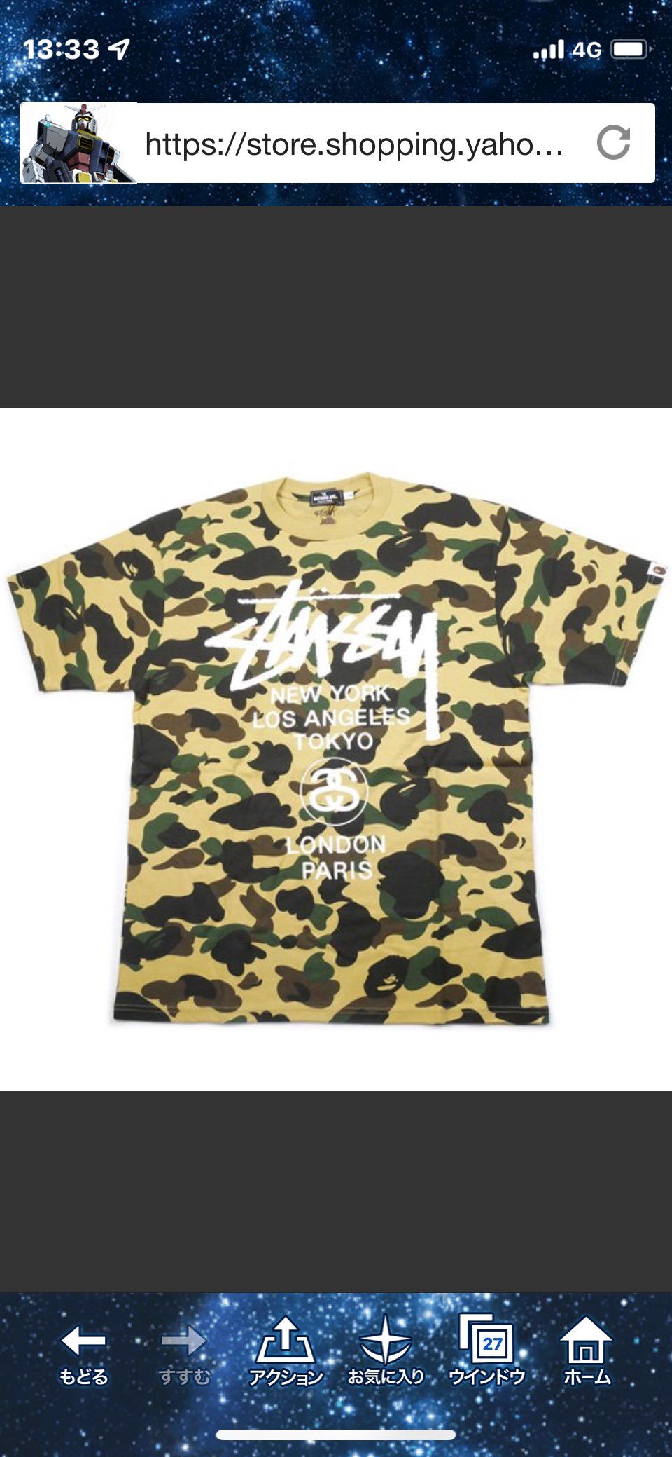 ステューシー×bape