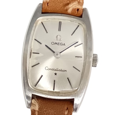 OMEGA オメガ コンステレーション トノー 手巻き レディース 革ベルトジャンク品扱い 腕時計 C1208