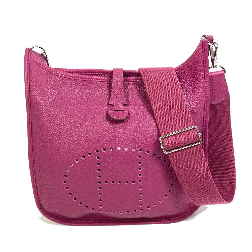エルメス HERMES エブリン3 PM トロワ カバン 斜め掛け ショルダーバッグ トリヨン O□刻 トスカ(推定) パープル系