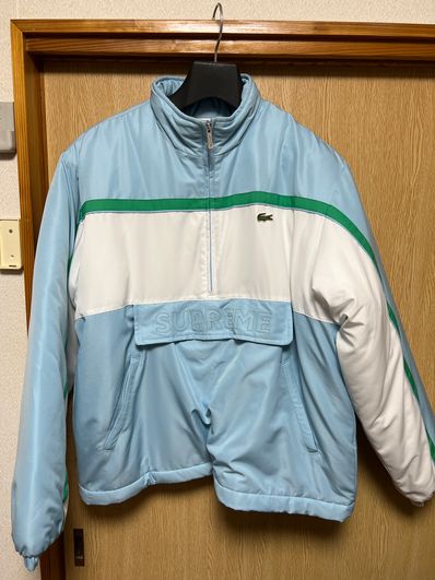 Supreme / Lacoste Puffy Half Zip Pullover "Blue"