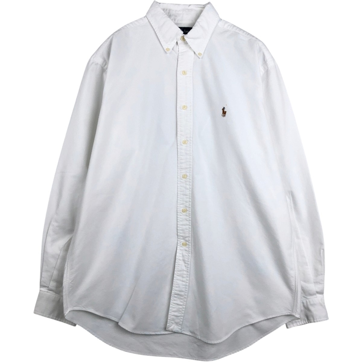 古着 ラルフローレン Ralph Lauren YARMOUTH 長袖 ボタンダウンシャツ メンズL相当/eaa676937