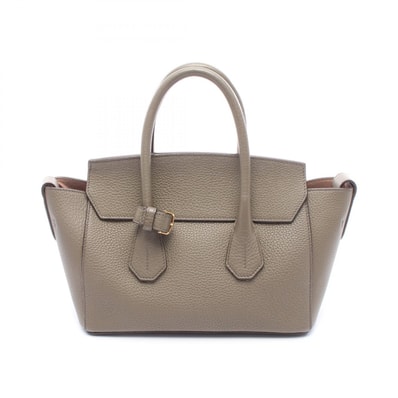 バリー BALLY SOMMET ソメット スモール ハンドバッグ バッグ レザー レディース グレー系 【中古】