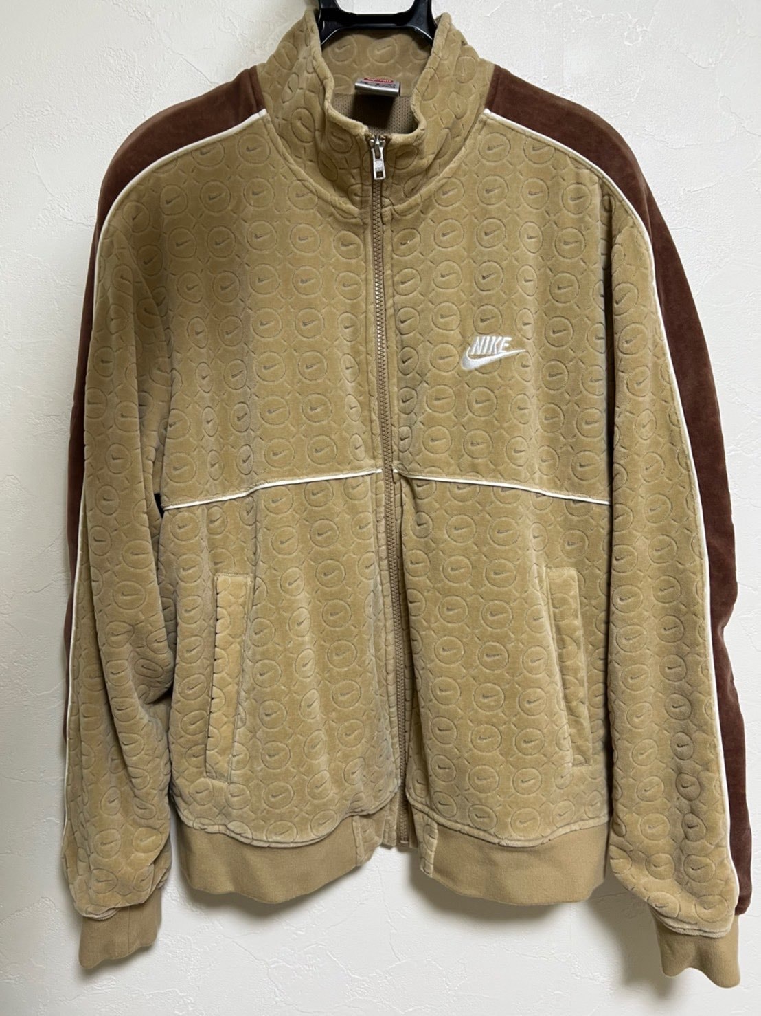 Supreme / Nike® Velour Track Jacket "Tan"