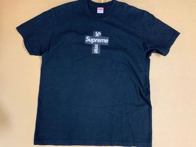 Supreme Cross Box Logo Tee "Black"