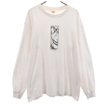 Supreme シュプリーム The Crow ザ クロウ コラボ USA製 長袖 Tシャツ M ホワイト ロンT