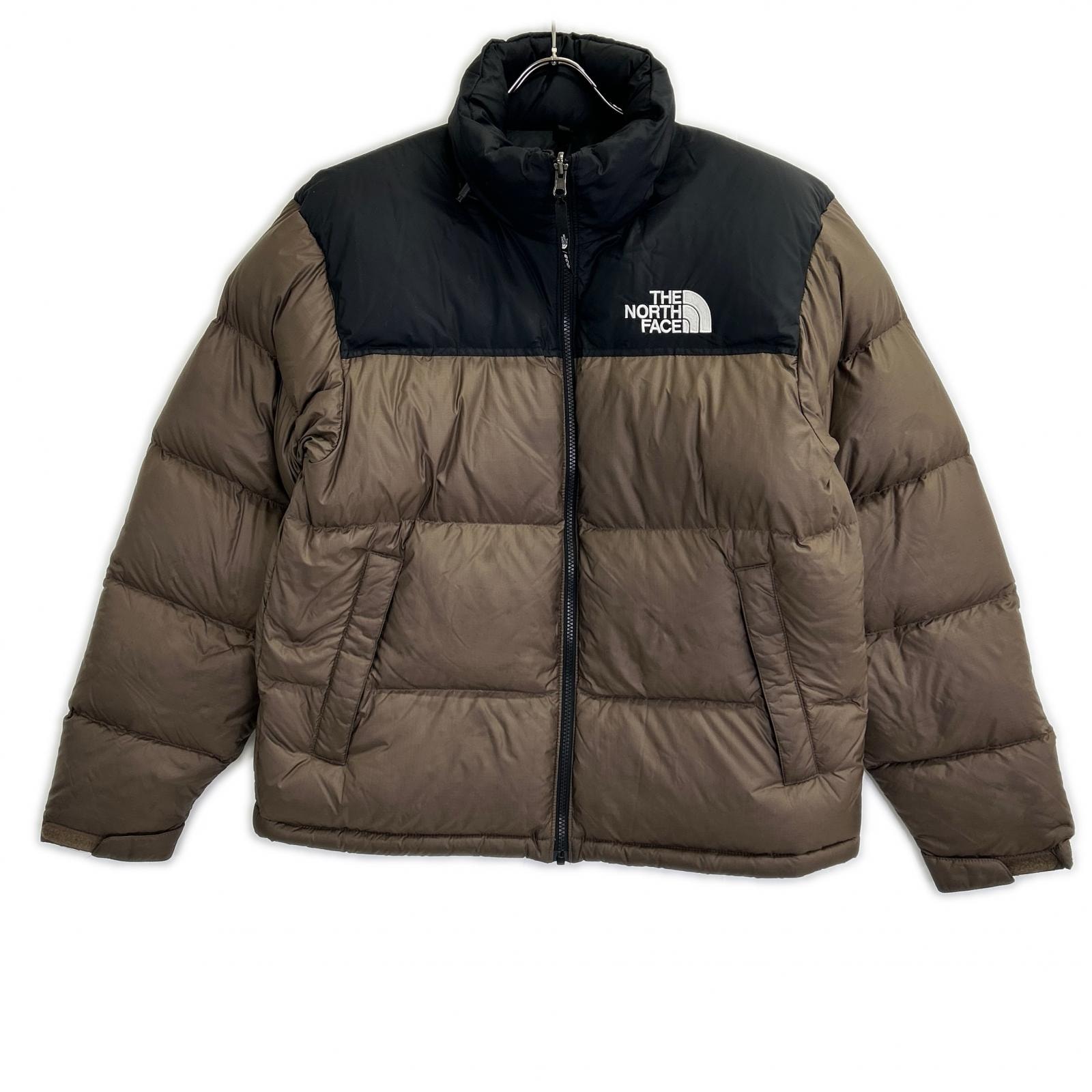 ノースフェイス NJ1DR65D ブラウン×ブラック 1996 レトロ ヌプシ ダウンジャケット L100