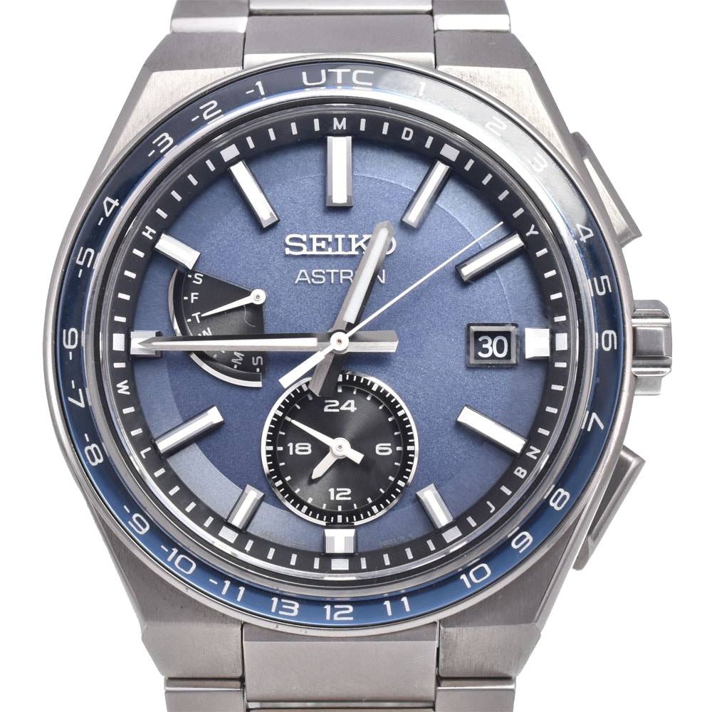セイコー SEIKO SBXY057/8B63-0BF0 アストロン ネクスター シルバー ソーラー電波 メンズ 美品 箱・保証書付き 腕時計 A#149364