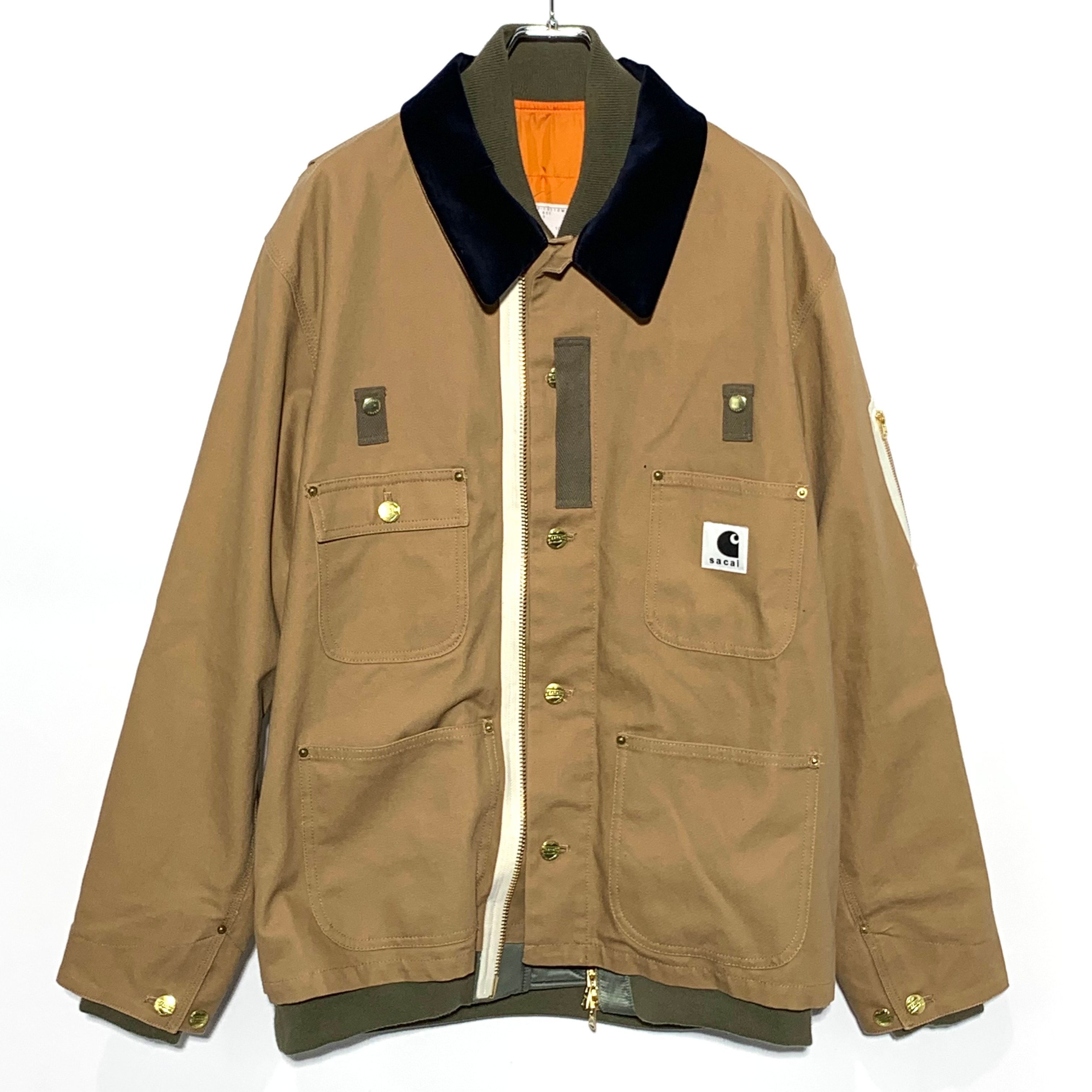 Carhartt WIP x sacai Canvas MA-1 Jacket Michigan "Beige"