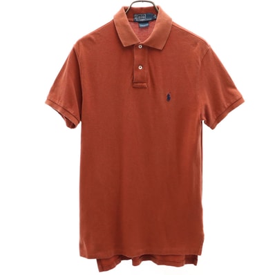 Polo by Ralph Lauren ポロバイラルフローレン 半袖 ポロシャツ M ブラウン系 鹿の子地