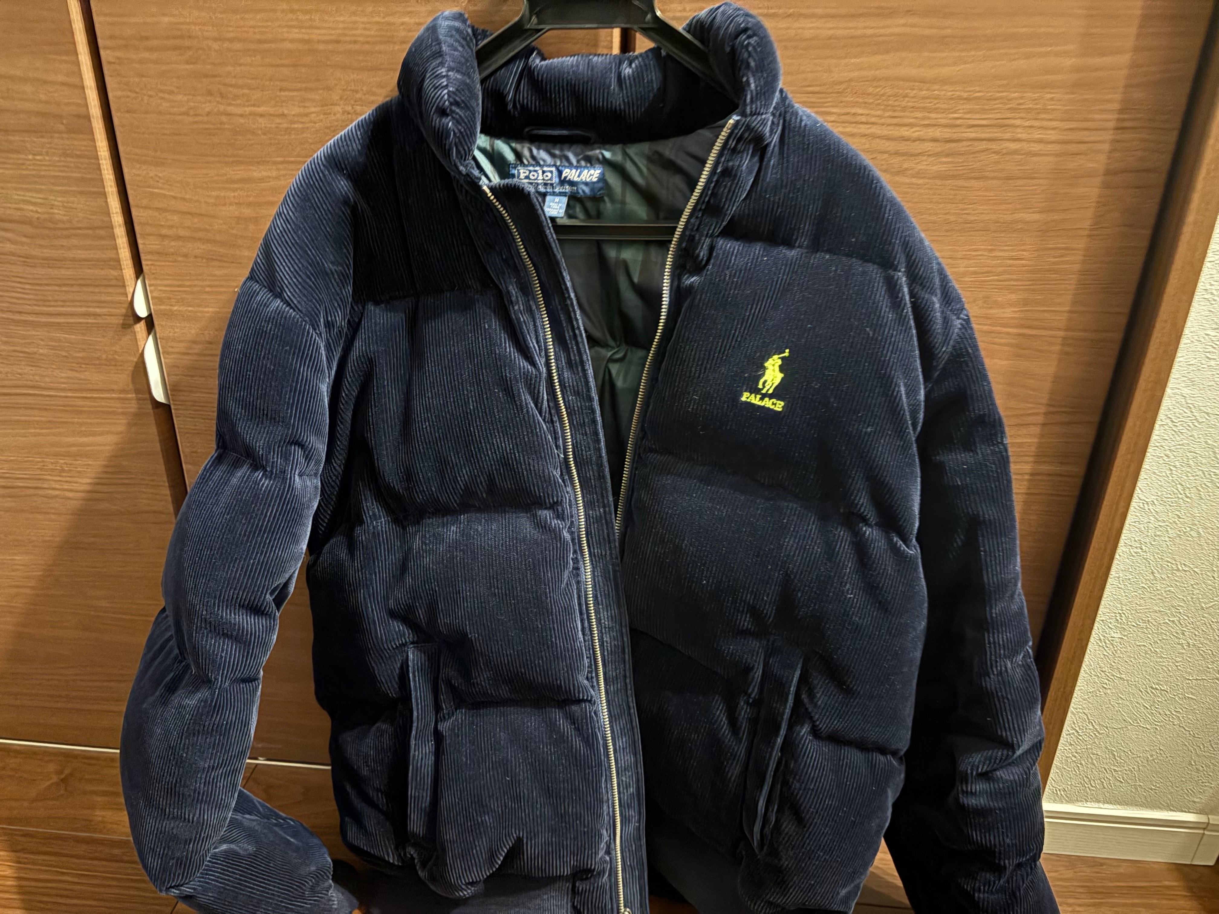 PALACE / Ralph Lauren Corduroy Down Jacket "Navy"