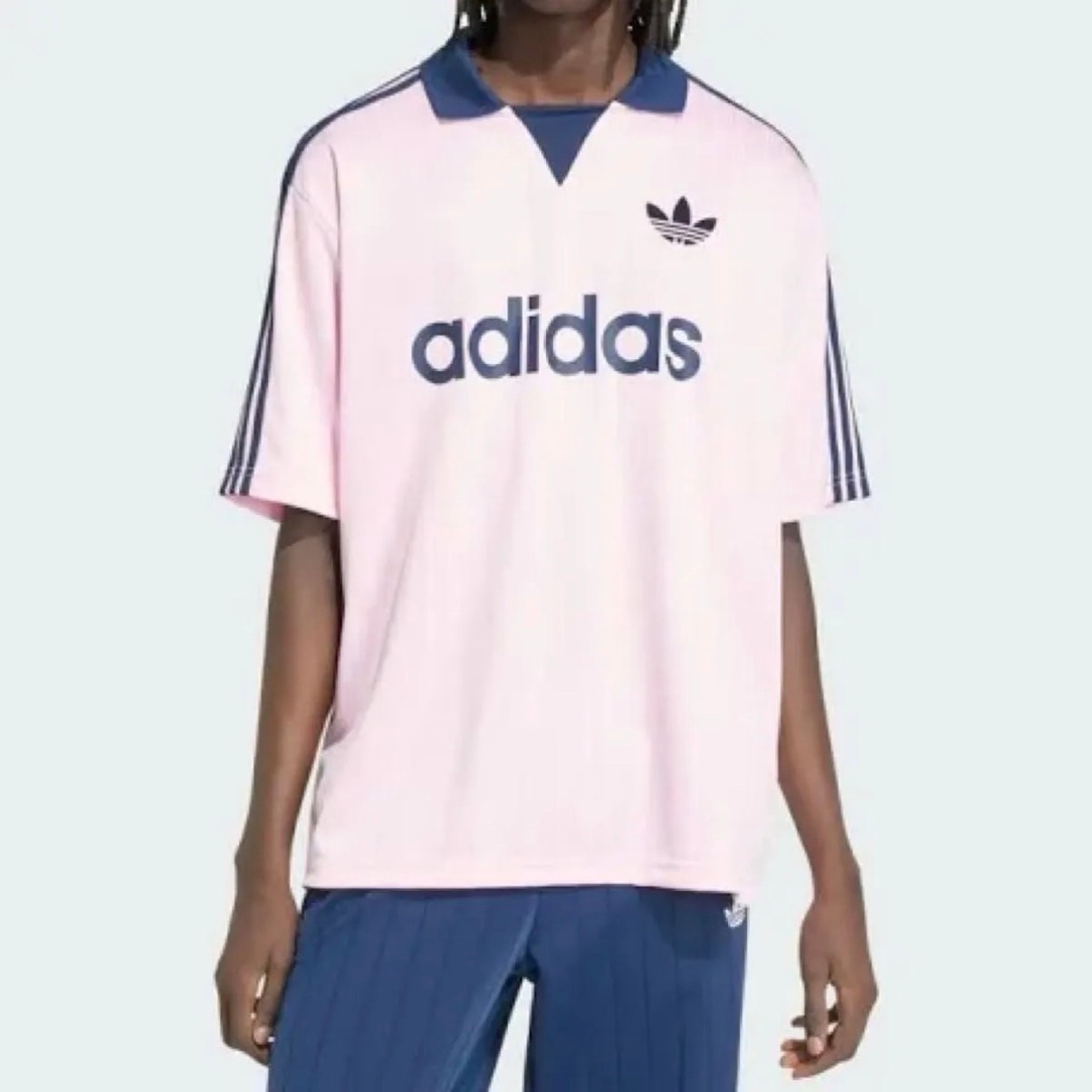 adidas Collared Goalie Top "Clear Pink"