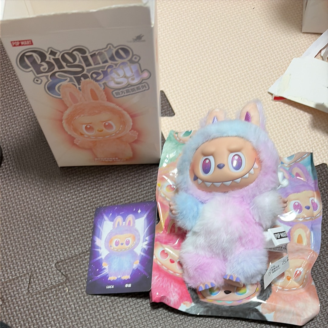 POP MART THE MONSTERS (LABUBU) Big into Energy Series Plush Pendant LUCK