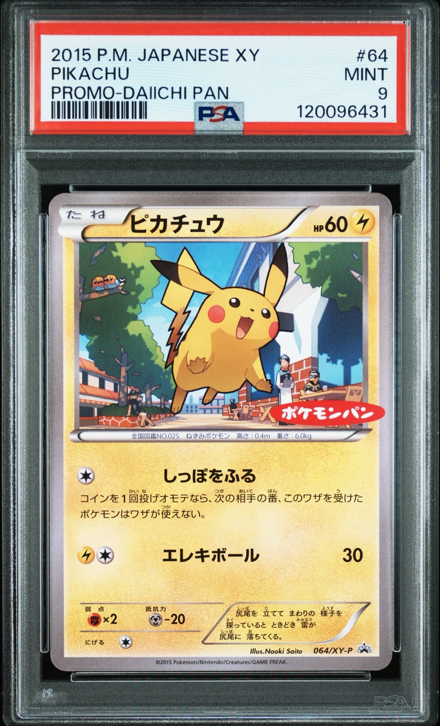 PSA10】ピカチュウ P [XY-P 064](プロモーションカード「ポケモンパン