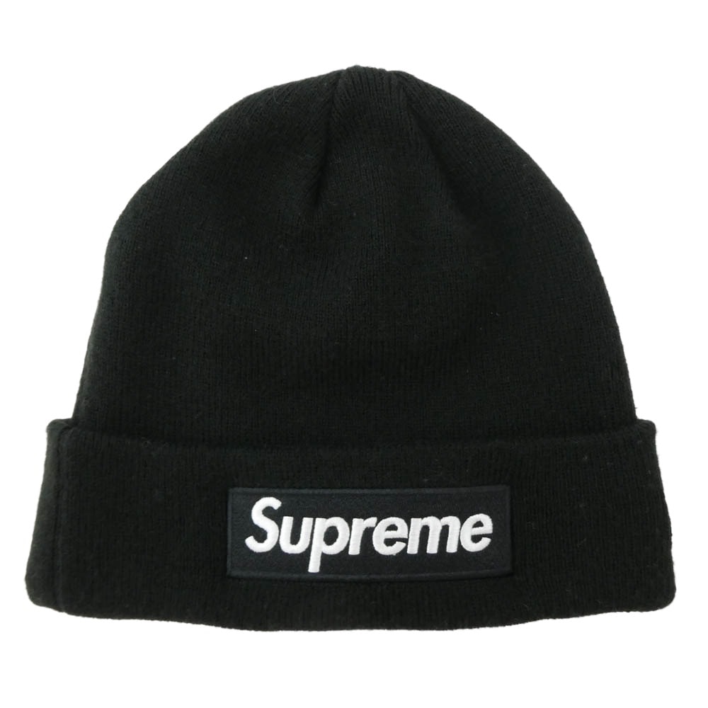 Supreme シュプリーム ニットキャップ 23AW Box Logo Beanie ボックスロゴ ビーニー ニット帽 帽子 ブラック系【中古】
