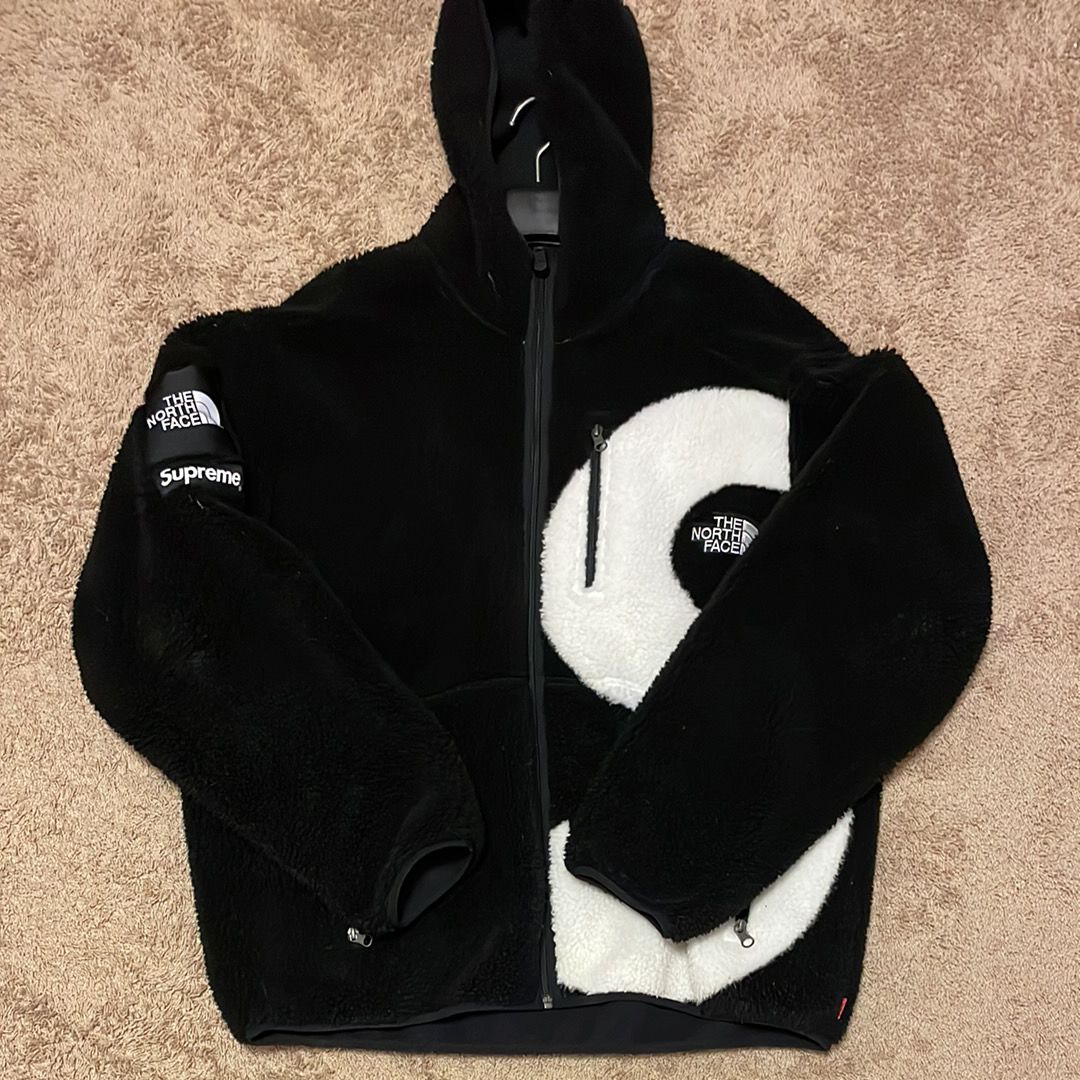 Supreme x The North Face S Logo Hooded Fleece Jacket "Black"