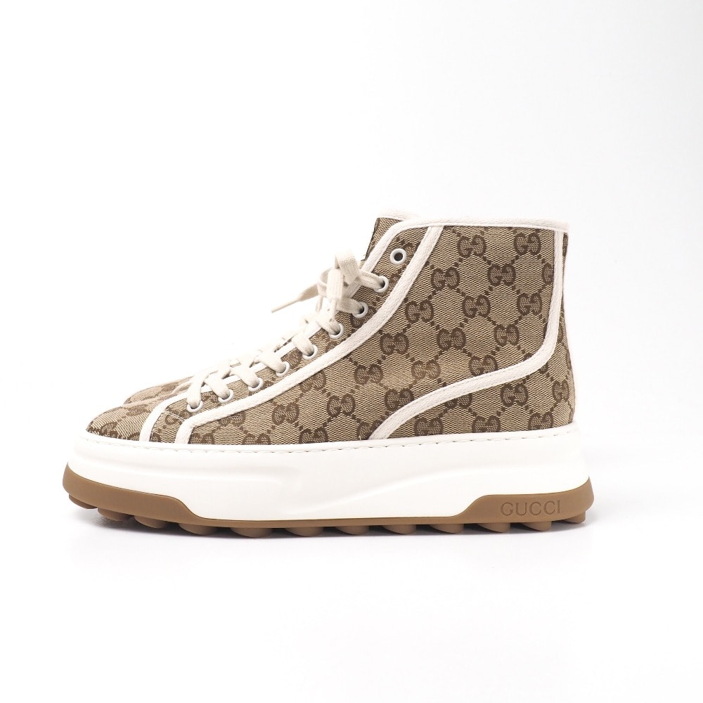 A (未使用に近い)】□美品□GUCCI グッチ グッチテニス1977 スニーカー