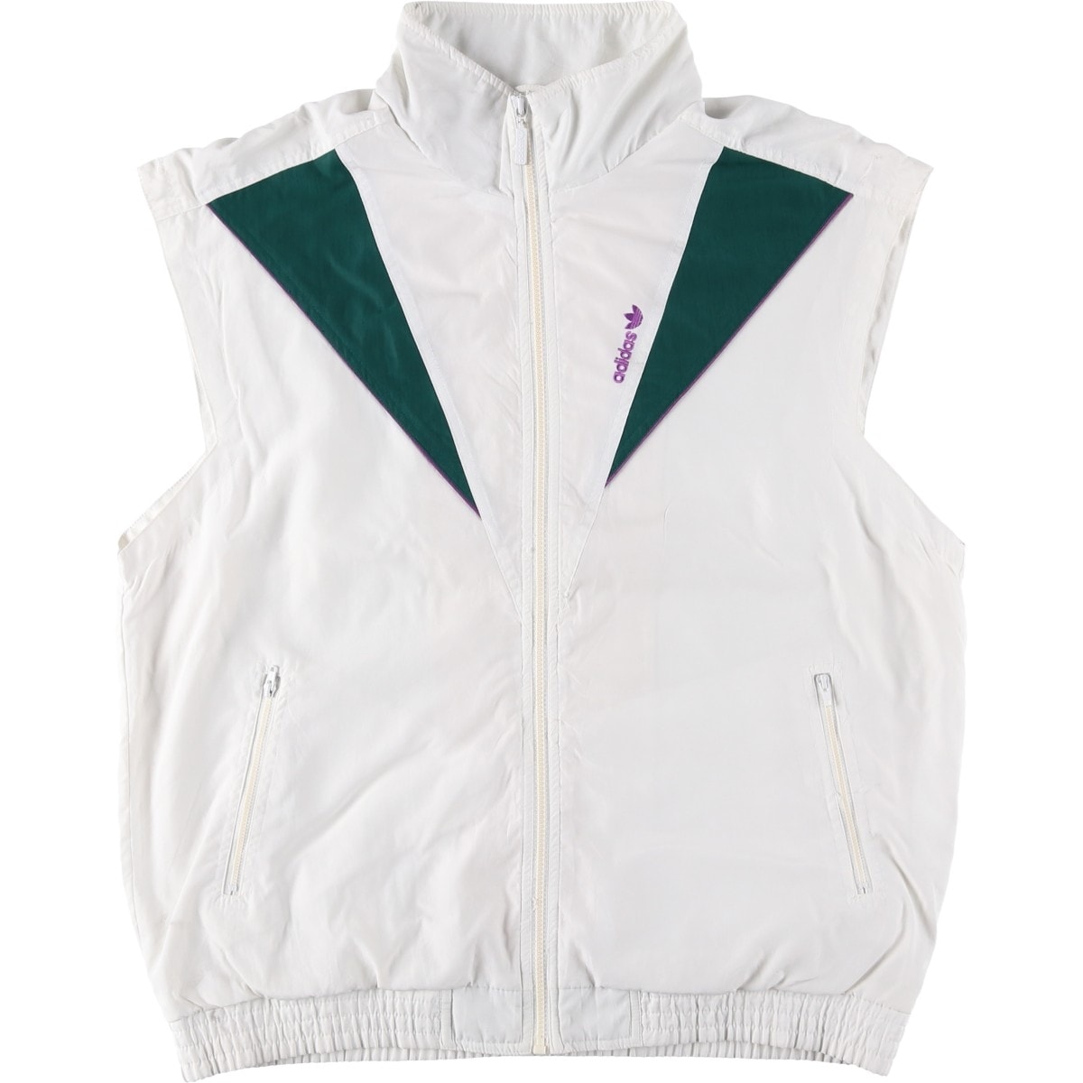 古着 80~90年代 アディダス adidas ウォームアップベスト メンズL相当 ヴィンテージ/eaa602029