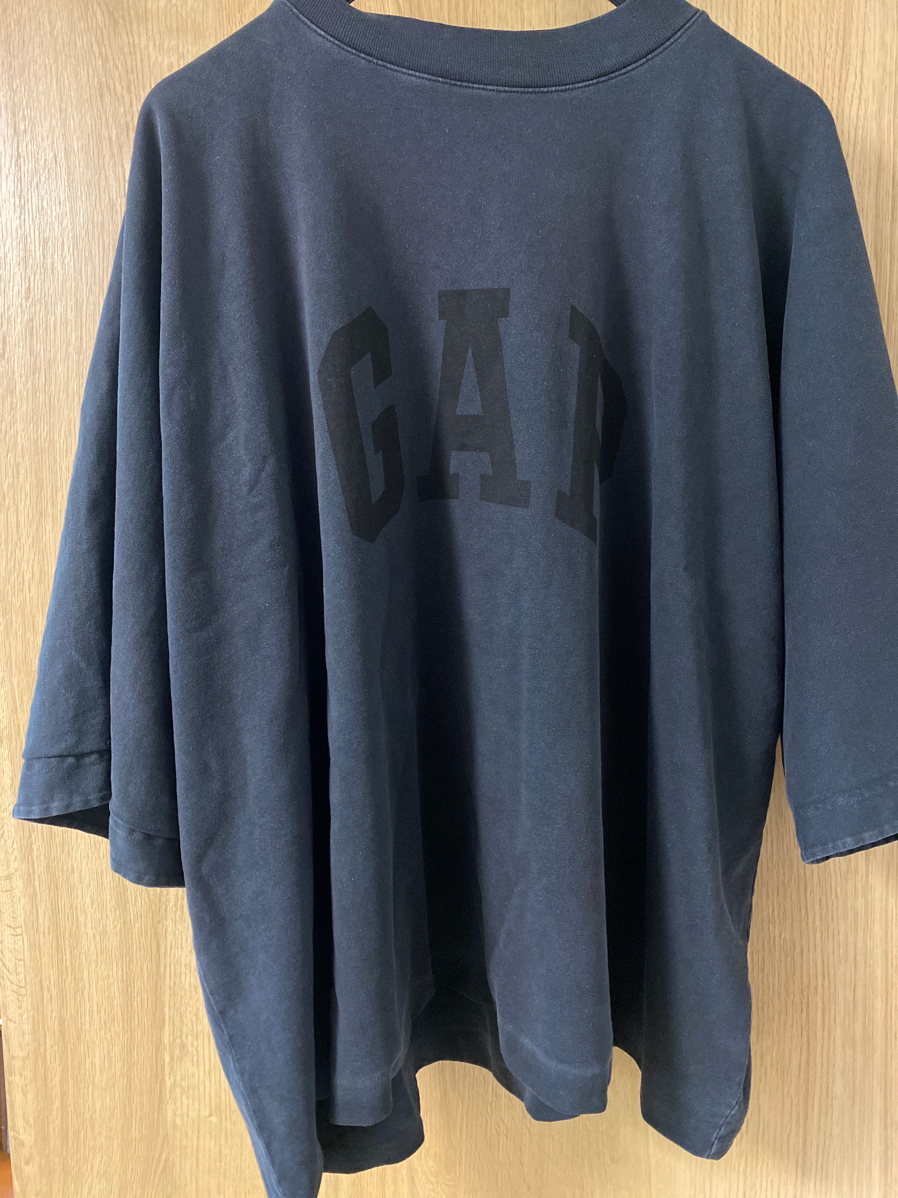 YEEZY GAP Dove 3/4 Sleeve Tee "Washed Black"