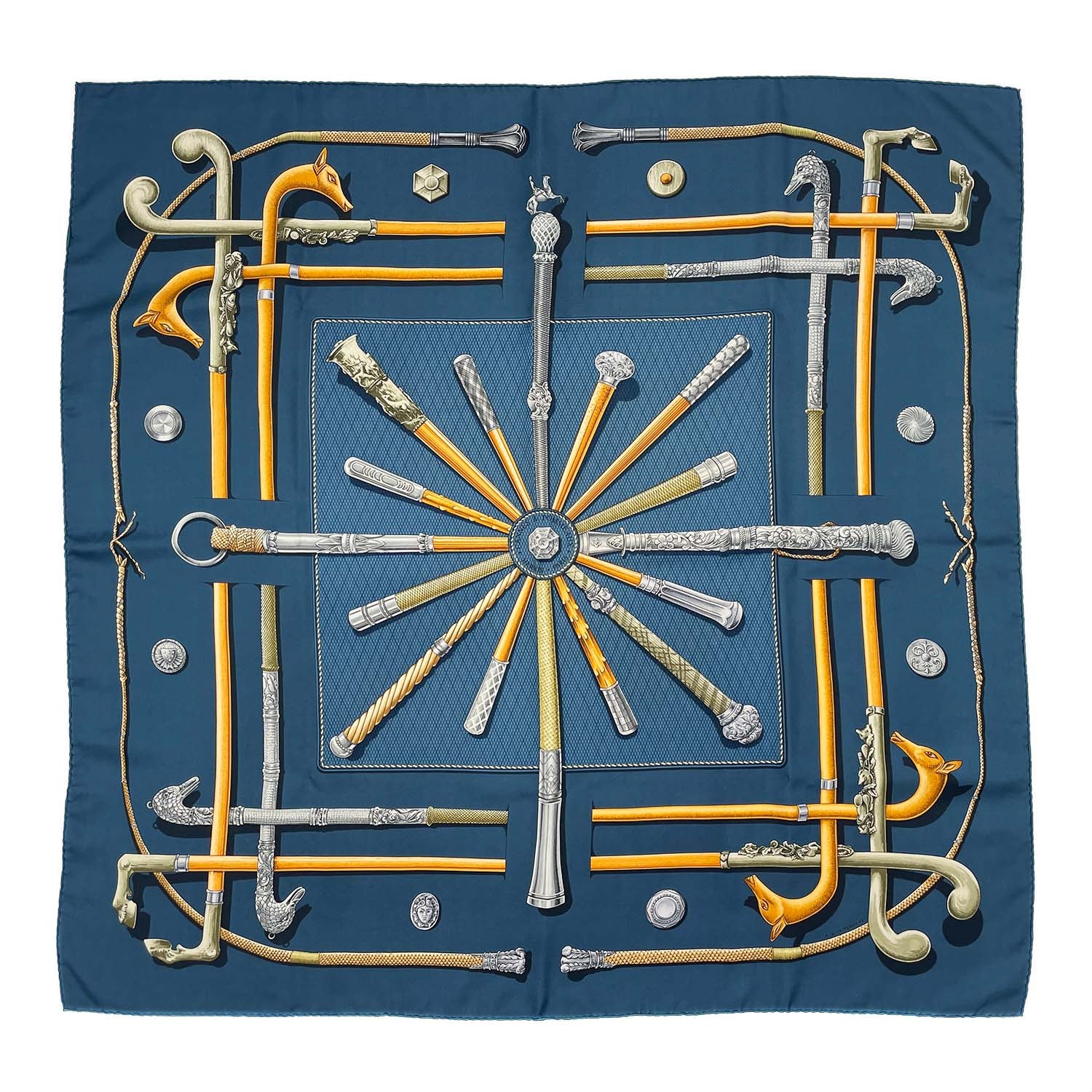 HERMES エルメス スカーフ
 ユニセックス
 【中古】