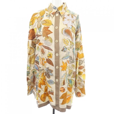 【ヴィンテージ】エルメス HERMES TOURBILLON ツイルレーヌ. シャツ