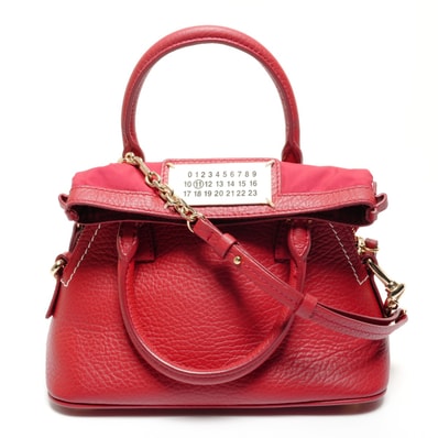 Maison Margiela メゾン マルジェラ レザー 5AC 2way スモール ショルダーバッグ【中古】